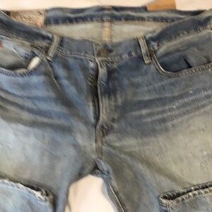 Polo light blue, five pocket blue, Jean, NWT, no smoking household